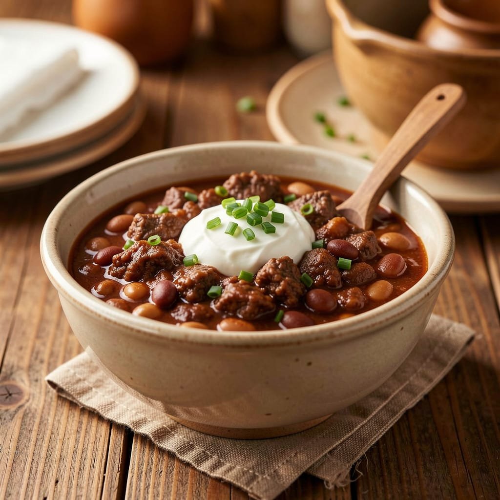 Classic Beef & Bean Chili beef & been chili
