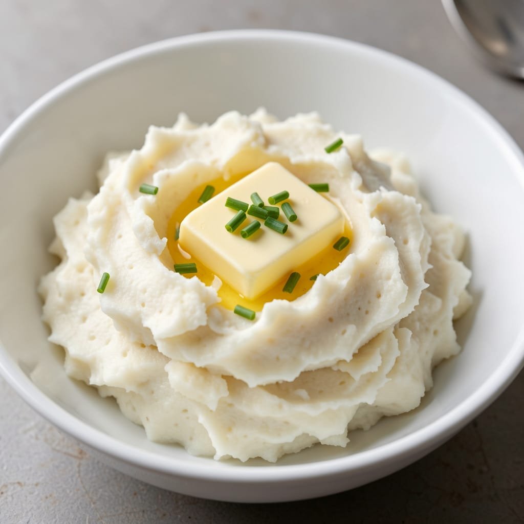 Garlic & Herb Mashed Potatoes mashed potatoes w garlic and lime