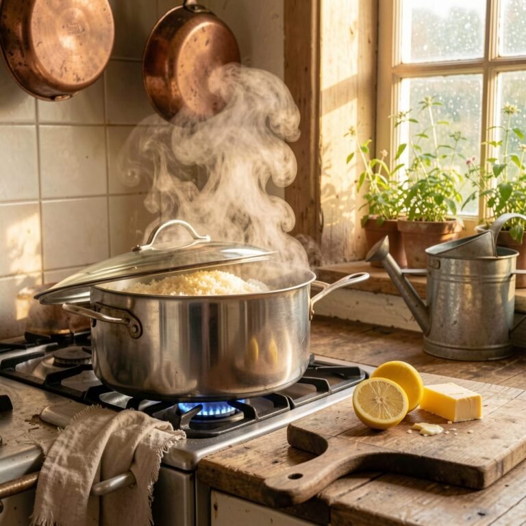 Easy beginner tips on how to make Rice with Butter and Lemon