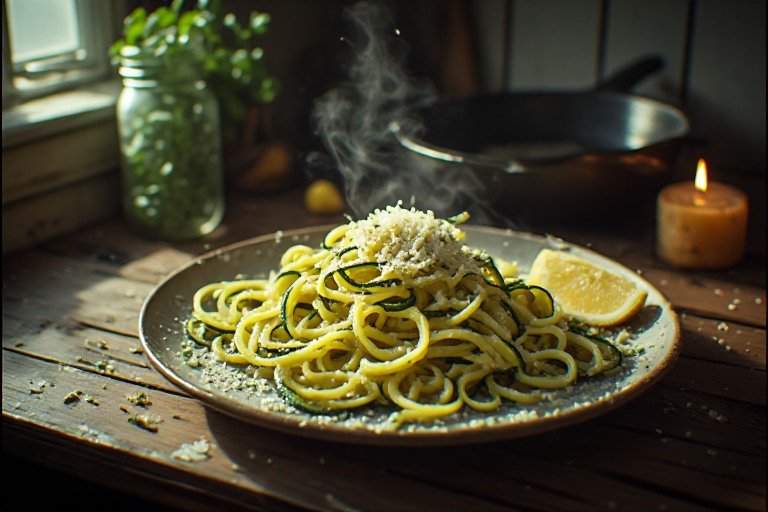 Beginner easy to make Cauliflower noodles great for Gluten-Free and Diabetics