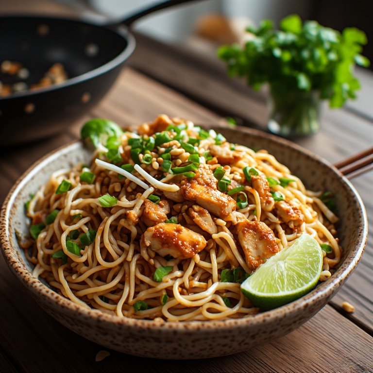 Easy Gluten-Free Chicken Pad Thai Easy Gluten-Free Pad Thai